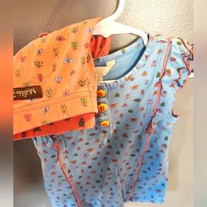 Matilda Jane sleeveless top and shorts set